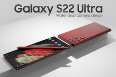 Il Galaxy S22 Ultra farà a meno di un grande alloggiamento per la fotocamera. (Fonte: LetsGoDigital &amp;amp; Technizo Concept)
