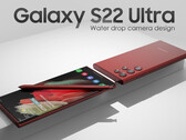 Il Galaxy S22 Ultra farà a meno di un grande alloggiamento per la fotocamera. (Fonte: LetsGoDigital &amp; Technizo Concept)