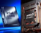 Intel e AMD hanno nuove release di CPU sia per il 2024 che per il 2025. (Fonte: Intel/AMD - modifica)