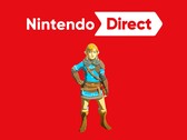 Striscione del Nintendo Direct con Link da Ocarina of Time