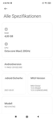 Xiaomi Redmi Note 10 software