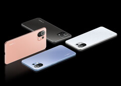 Lo Xiaomi 11 Lite 5G NE sarà disponibile in quattro colori. (Fonte immagine: Xiaomi)