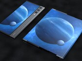 Design del concept dello smartphone Xiaomi Mi Alpha R con display retrattile. (Fonte immagine: LetsGoDigital/Concept Creator)