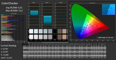 CalMAN – ColorChecker (calibrato)