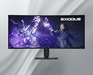 Viene mostrata la parte anteriore del monitor OLED 5K Alienware AW3926QW