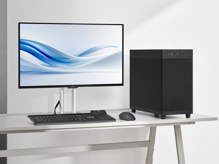La versione nera del Prime A303 con pannelli laterali in rete. (Fonte: Asus)
