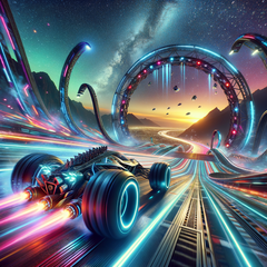 Sia GRIP che Steel Rats combinano la guida di veicoli con l'esplosione di oggetti per un'esperienza molto divertente (Fonte: AI generated)