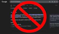 I risultati di Gemini appaiono ad ogni clic del pulsante di ricerca e la sua disattivazione è diversa su ogni dispositivo, ammesso che sia possibile (Fonte: Notebookcheck / Google)