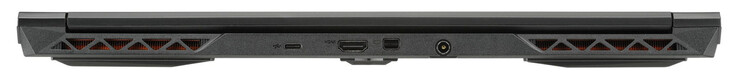 Retro: USB 3.2 Gen 2 (USB-C), HDMI, Mini DisplayPort 1.4, porta di alimentazione