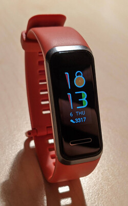Test dell'Huawei Band 4, dispositivo fornito da Huawei Germany