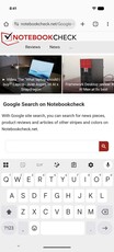 Gboard in modalità verticale