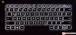 Tastiera dell'HP Spectre 13 (illuminata)