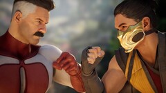 È un po' strano vedere Omni-Man reso in modo così realistico se lo si è visto solo nella serie animata o nelle pagine dei fumetti. (Fonte immagine: Mortal Kombat su YouTube)