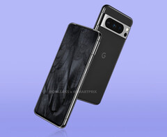 Il Pixel 8 Pro sarà uno dei due dispositivi che verranno lanciati quest'anno con il Tensor G3. (Fonte: @OnLeaks & SmartPrix)