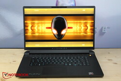 L'Alienware m17 R5 in prova, fornito da Dell.