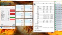 Informazioni di sistema durante uno stress combinato FurMark & Prime95