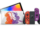 Il nuovo Pokémon Scarlet &amp; Violet Edition OLED per Switch. (Fonte: Nintendo)