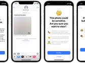 Apple Il nuovo aggiornamento dei messaggi potrebbe comportarsi così. (Fonte: Bloomberg)