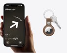 Il nuovo chip UWB di Apple AirTag 2 migliorerà la portata quando utilizza la ricerca di precisione. (Fonte immagine: Apple - modificato)