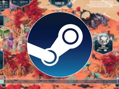 Un'immagine che mostra il logo di Steam e il gioco «As Far As The Eye» in vendita.