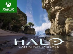 Viene mostrato il banner di Halo: Campaign Evolved (screenshot, Halo YouTube con modifiche)