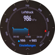 Huawei Watch GT 2 Pro informazioni pressione aria