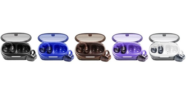 Le JBL Soundgear Clips saranno disponibili in cinque colori, tutti con un design traslucido. (Fonte: JBL)