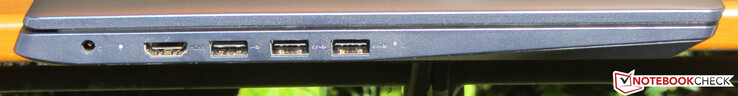 A sinistra: alimentazione, HDMI, USB 2.0 (Type-A), 2x USB 3.2 Gen 1 (Type-A)