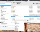 Il nuovo Organizzatore di Azioni Nemo nel desktop Cinnamon di Linux Mint 22 (Immagine: Linux Mint).