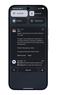 Le notifiche push più lunghe possono ora essere sintetizzate tramite l'AI