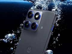 Motorola ha certificato l'Edge 70 per i livelli IP69 di resistenza alla polvere e all'acqua. (Fonte: Motorola)