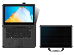 L’ultimo laptop di Oukitel si ricarica da solo al sole.