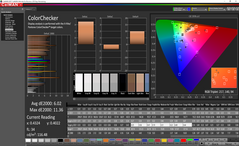 ColorChecker prima della calibrazione