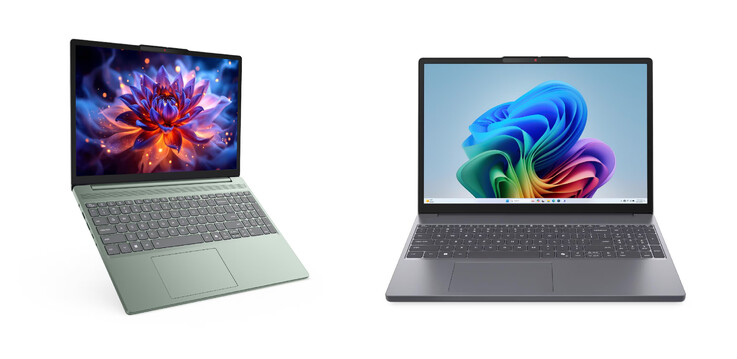 L’IdeaPad Slm 3 15IWC11 nelle finiture Moss Green e Luna Grey.
