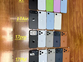 Applela serie di iPhone 17, di cui si vocifera, viene rilasciata in tutti i colori di lancio. (Fonte immagine: Majin Bu - modificato)