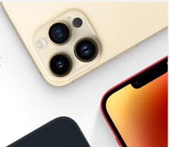 L'iPhone 15 e l'iPhone 15 Plus elimineranno la tacca rettangolare presente sul modello standard dell'iPhone 14. (Fonte: Apple)