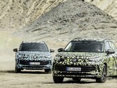 Prototipi della nuova Tiguan in camo digitale. (Fonte: Volkswagen)