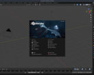 Vista di avvio di Blender 5 beta. (Fonte immagine: Blender)