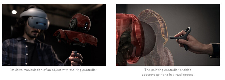 Demo dei controller (Fonte: Sony)