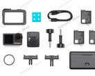 Il DJI Osmo Action 5 Pro sarà dotato di 3 batterie per sessioni di registrazione prolungate. (Fonte immagine: @Quadro_News via Twitter/X)