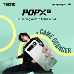 Il Tecno Pop X 5G sarà lanciato in India il 20 aprile 