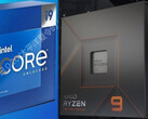 L'Intel Core i9-13900K e l'AMD Ryzen 9 7950X sono i migliori processori del momento. (Fonte immagine: Intel (VideoCardz)/AMD - modificato)