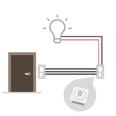 un mini relè, ad esempio da installare dietro gli interruttori della luce,