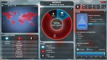 Plague Inc: Evolved screenshot di gameplay