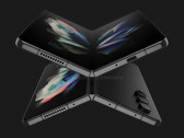 Il Galaxy Z Fold4 dovrebbe arrivare in autunno. (Fonte: @OnLeaks &amp; Smartprix)