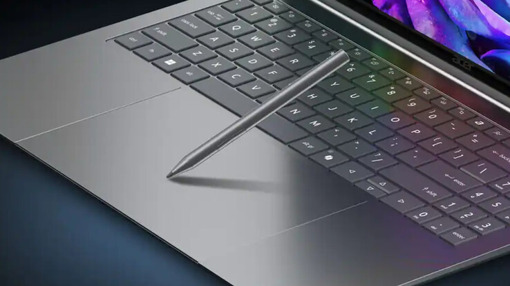Il nuovo Swift 16 supporta gli input con lo stilo sul suo touchpad aptico.