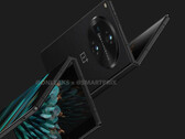 Il OnePlus Fold avrà il cursore degli avvisi, marchio di fabbrica dell'azienda. (Fonte: @OnLeaks &amp; SmartPrix)