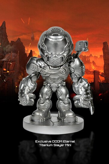 Statua di Doom Eternal (immagine via Bethesda)