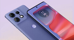 Motorola venderà l&#039;Edge 50 Pro in tre opzioni di colore, tra cui questa finitura in pelle vegana viola. (Fonte: Motorola)