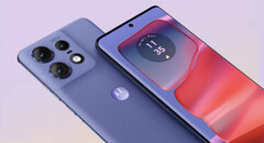 Motorola venderà l'Edge 50 Pro in tre opzioni di colore, tra cui questa finitura in pelle vegana viola. (Fonte: Motorola)